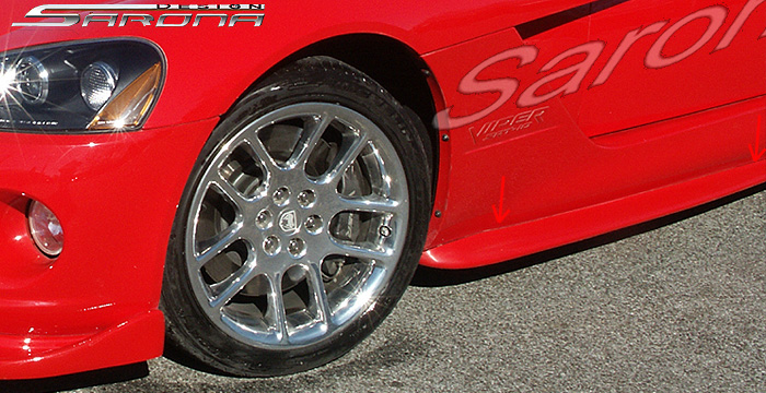 Custom Dodge Viper Side Skirts  Coupe (2003 - 2010) - $550.00 (Part #DG-004-SS)